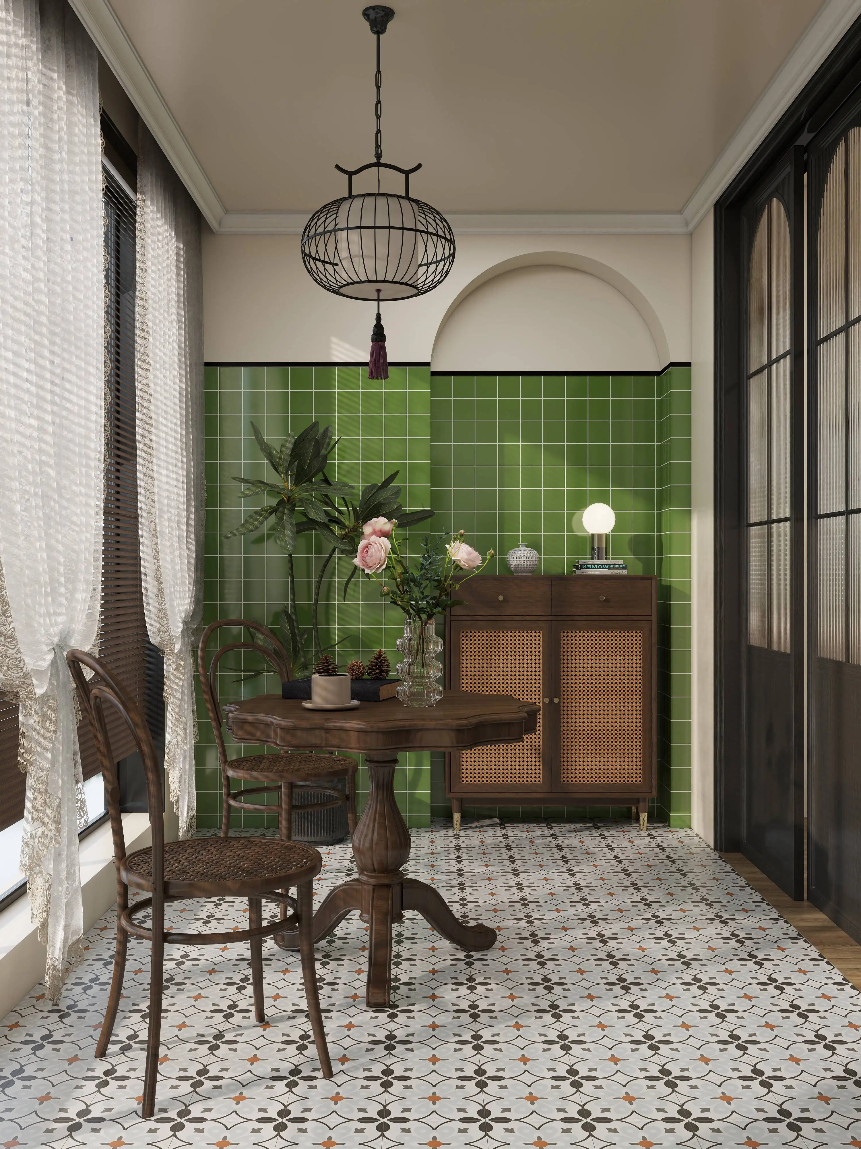Hot selling 20 stickers/box Ceramic Tiles Mosaic Ceramic Tiles in artistic colors