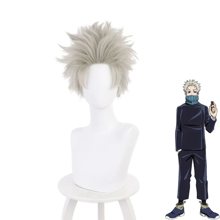 Jujutsu Kaisen 0 фильм Toge Inumaki Косплей парики Peluca синтетические аниме термостойкие волосы
