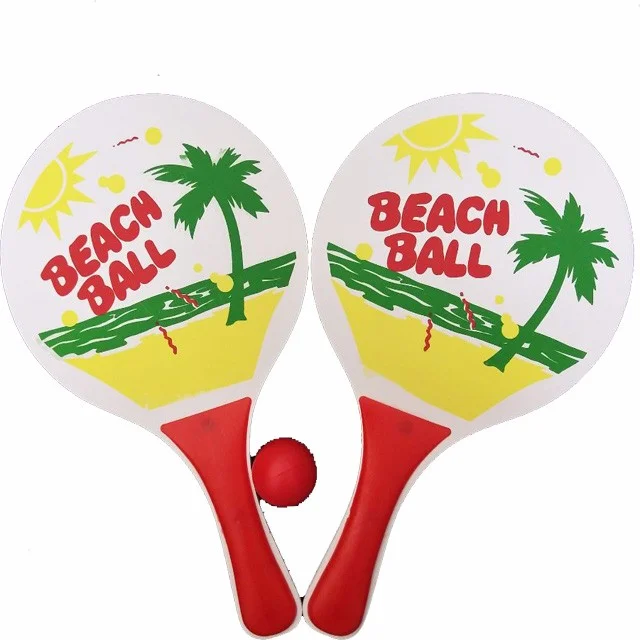 Professional Wooden Beach Paddle for Training High Quality Beach Tennis Racket Customized Logo