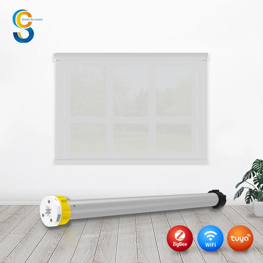 Alexa Smart Electric Motorized Chain 100-240v Tubular Tuya Raex Roller Blinds Tabular Motor 25mm