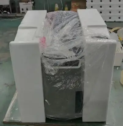 15kg Countertop Ice Making Machine Chewable Ice Cube Nugget Ice Maker with Side Tank Home Kitchen Office Bar