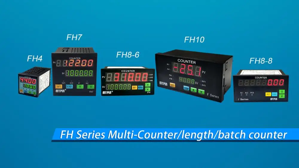 Mypin FH серии 6 цифр прибор для измерения длины и счетчик сброс счетчика (FH7-6CRNB +