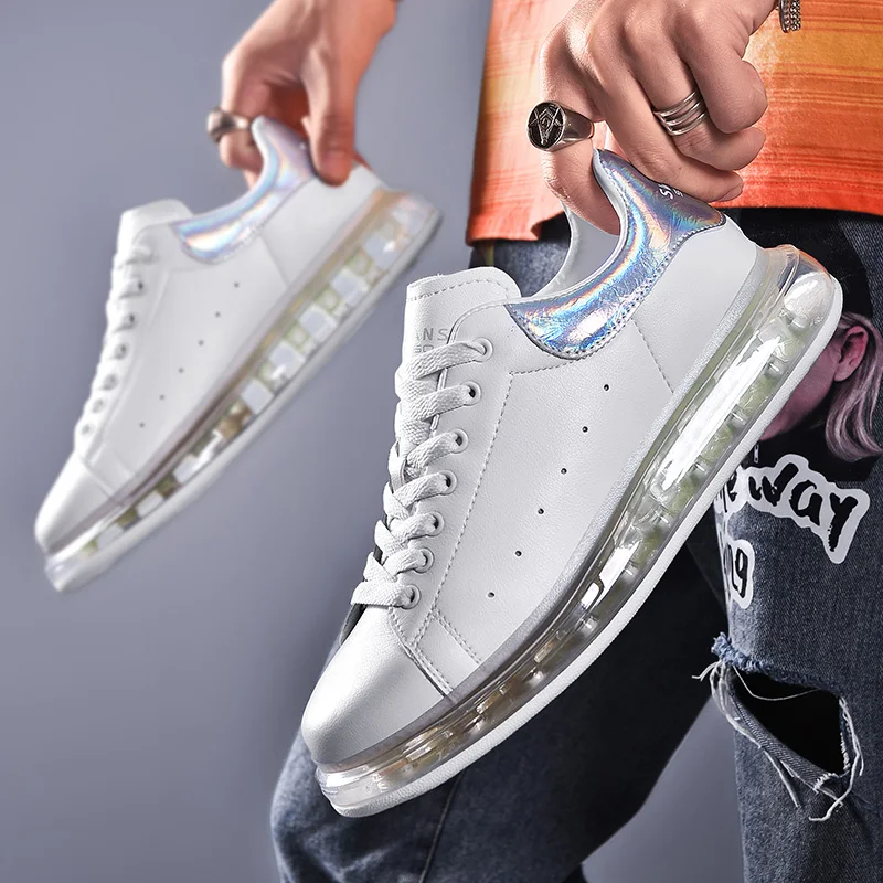 Classic Couple White Shoes Designer Sneakers Famous Brand Air Sole Fashion Custom Sneakers Casual Shoes Women