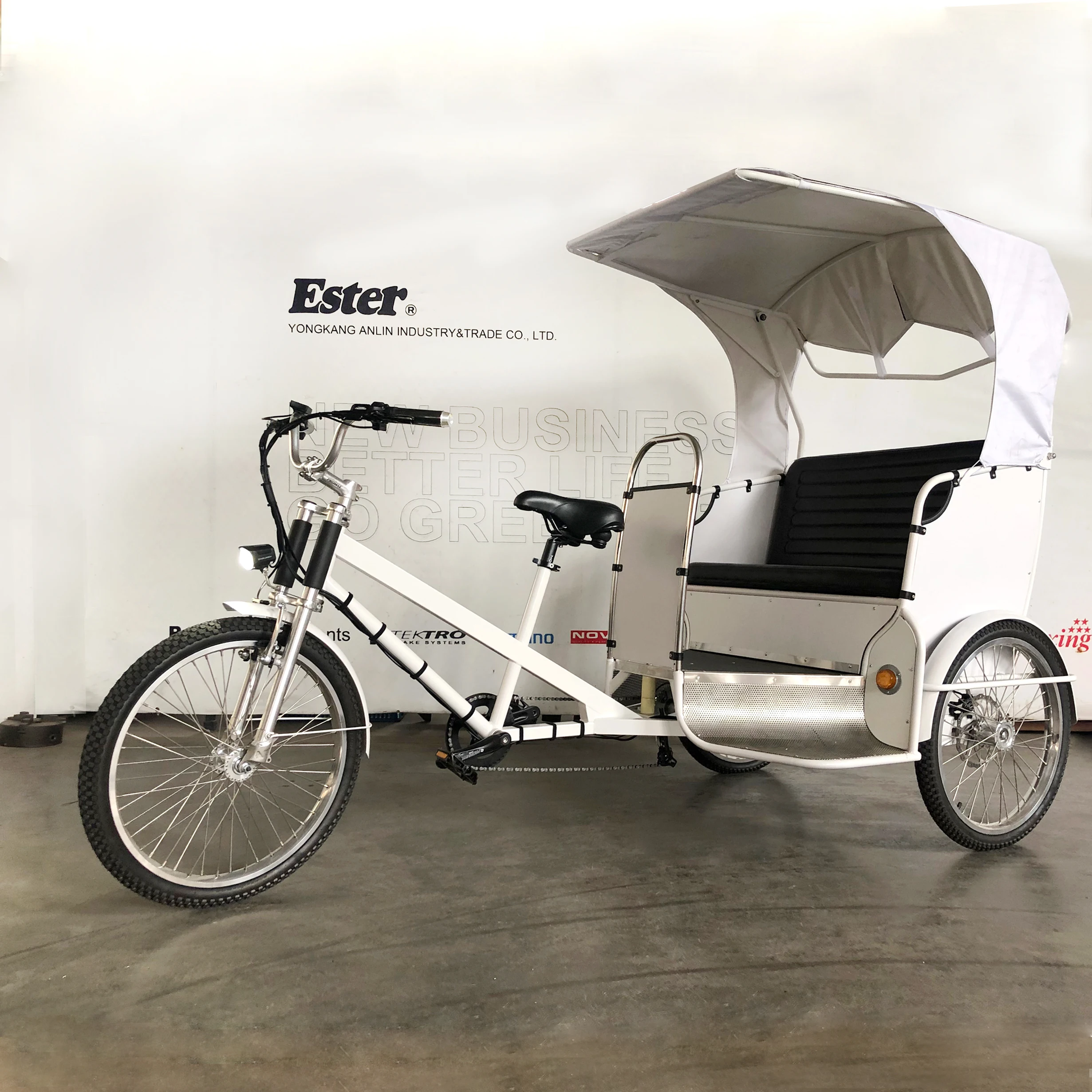 Green Electric ESTER Pedicab Rickshaw Manufacturer in China