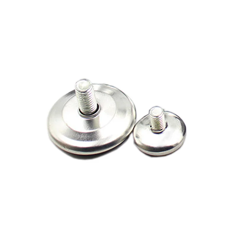 M6 M8 M10 Plastic metal adjustable furniture glide miniature leveling feet hyderon Low Profile Mounting Furniture Leveling Feet
