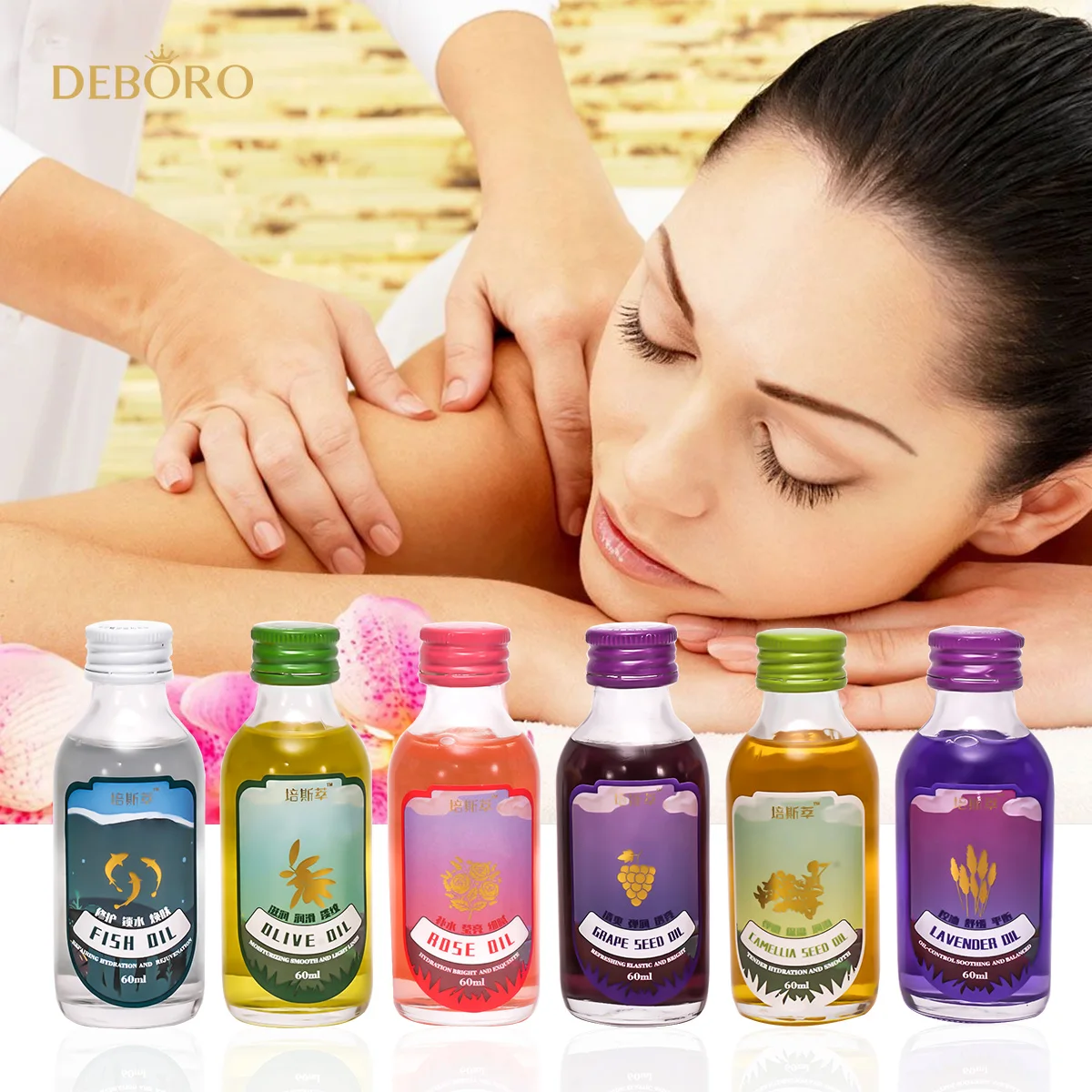 Wholesale Private Label Natural Organic Essential Body Massage Oil for Women