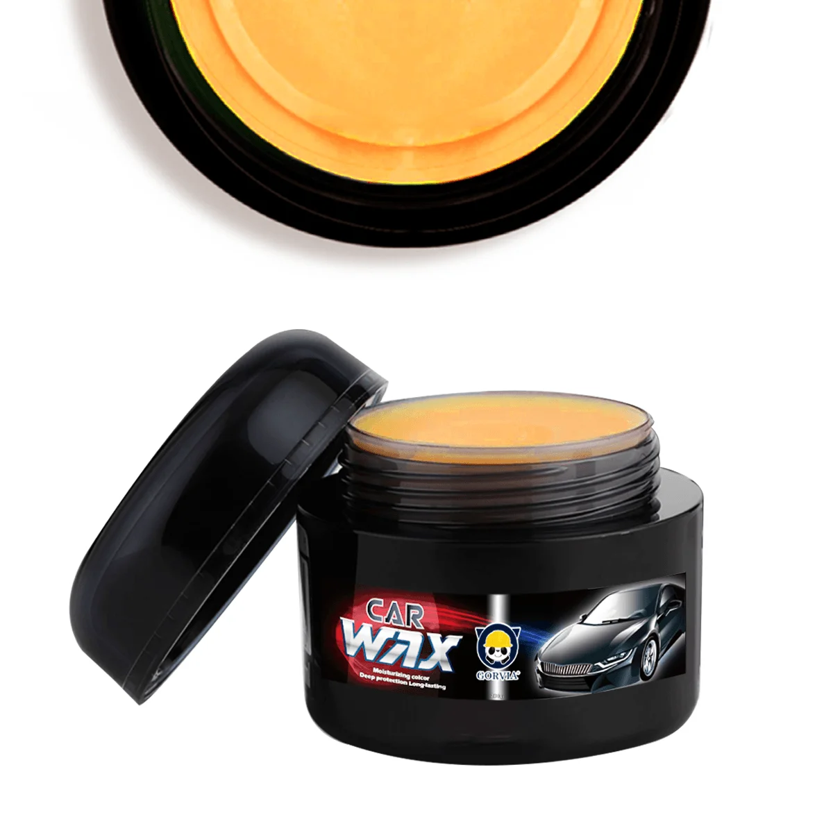GORVIA China Manufacturer Carnauba  Waterless Car Care Car Solid Wax