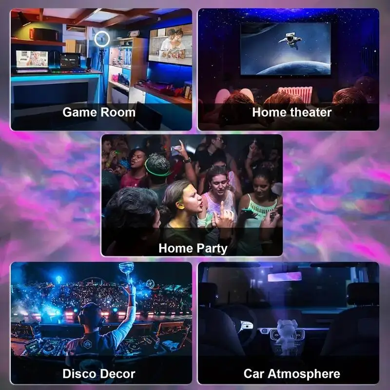 Upgraded Bluetooth Speaker Remote Control Spaceman Astronaut Projector Star Night Light Projection Lamp With Music Player