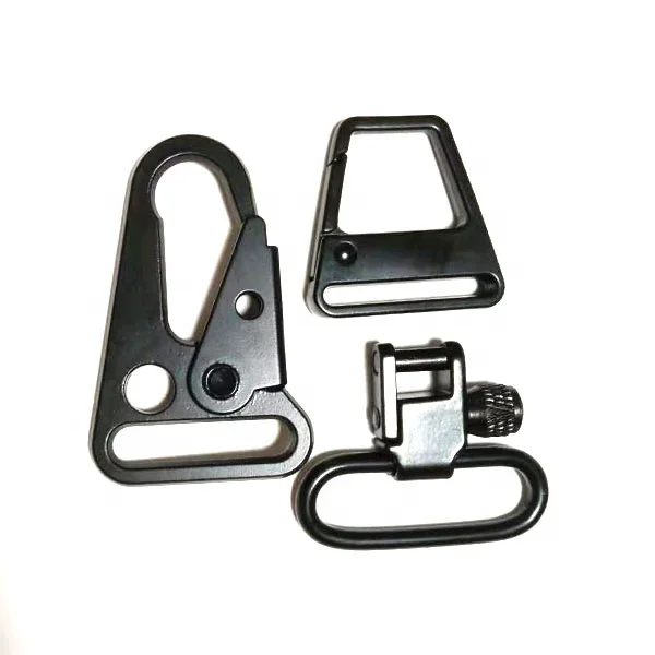 Solid Brass HK clip Quick Detach QD Sling 1.25-Inch sling swivel Loop