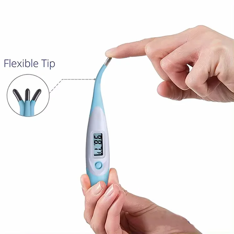 UP-to-date Medical Fever Waterproof Rectal Pet Oral Probe Baby softTemperature Clinical Digital Thermometers