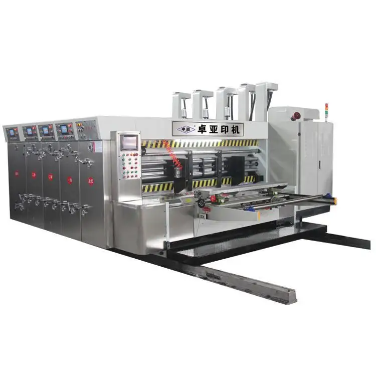 Auto printing slotting die cutting printer slotter pizza box flexo machine