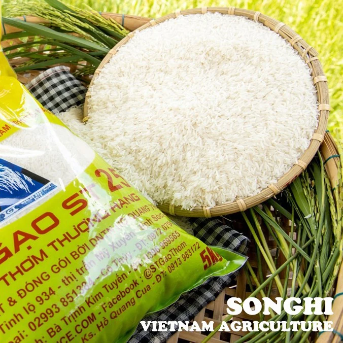 Vietnam Rice Long Grain Premium Quality For Wholesale (ST25)