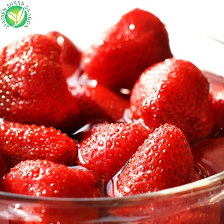 Wholesale buyers price syrup tin food products Canned Whole Sweet Strawberry fruit preserves in a can Healthy Natural Organic