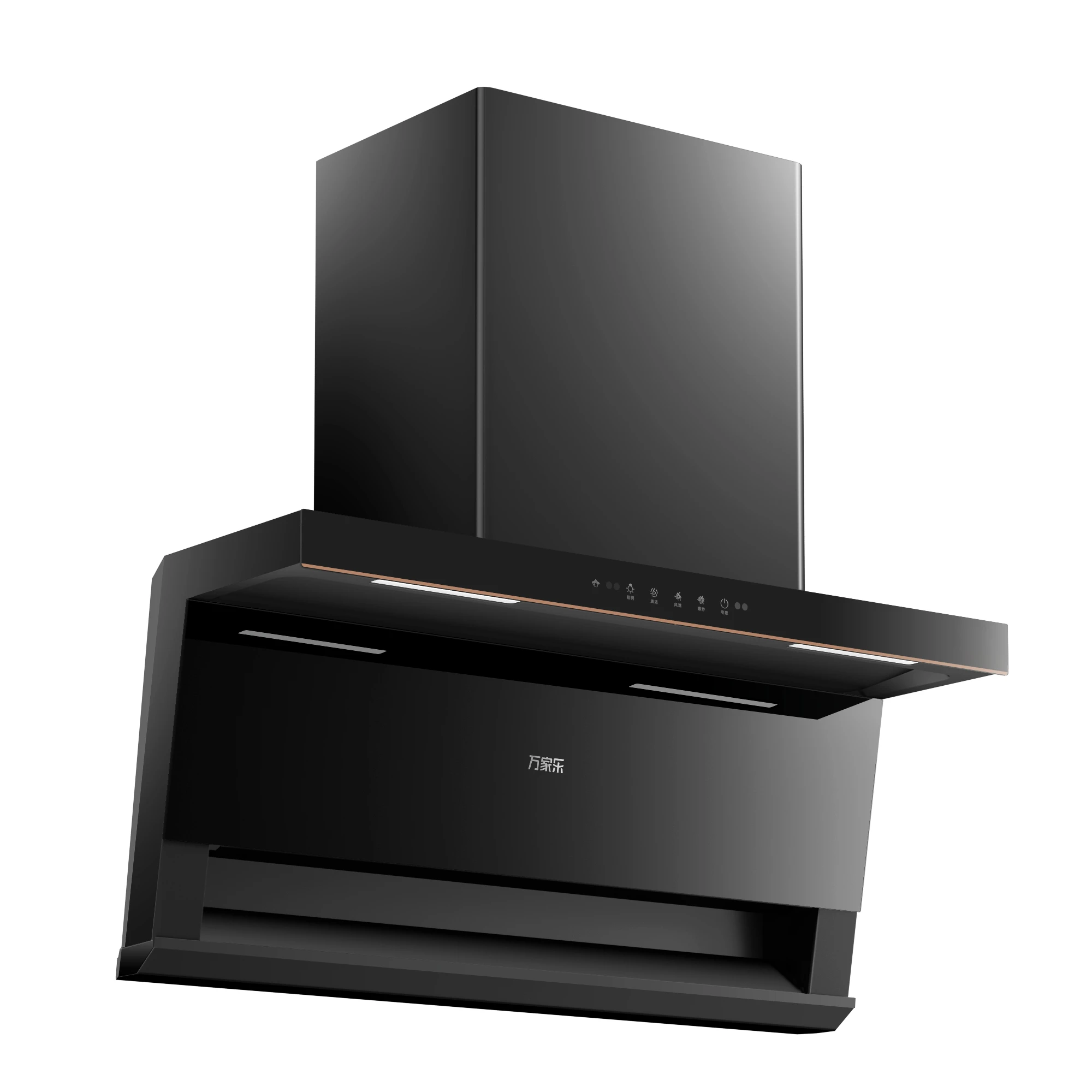 Wholesale 7 Shaped Range Hood Big Air Volume Extractor And Chimney Kitchen Hood