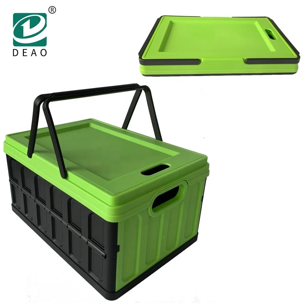 High Quality Stackable Plastic Foldable Crates for