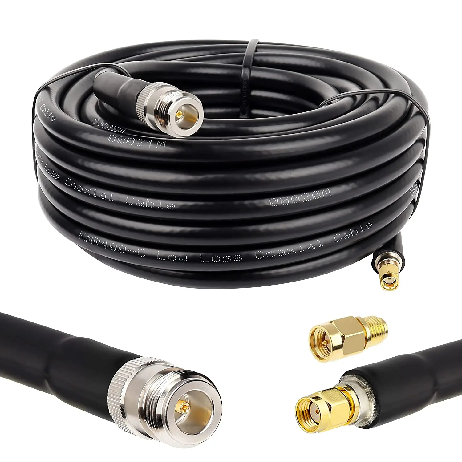 50 Ohm Coaxial Cable low loss LMR400 PE/PVC/LSZH jacket Coaxial Cable