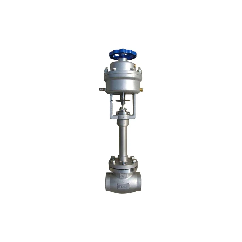 Hot selling DJ661F cryogenic shut-off valve Cast steel threaded shut-off valve Pneumatic cryogenic emergency shut-off valve