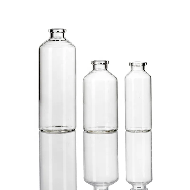 30R clear  tubular  glass vial  injection bottle  pharmaceutical vial  cosmetic bottle