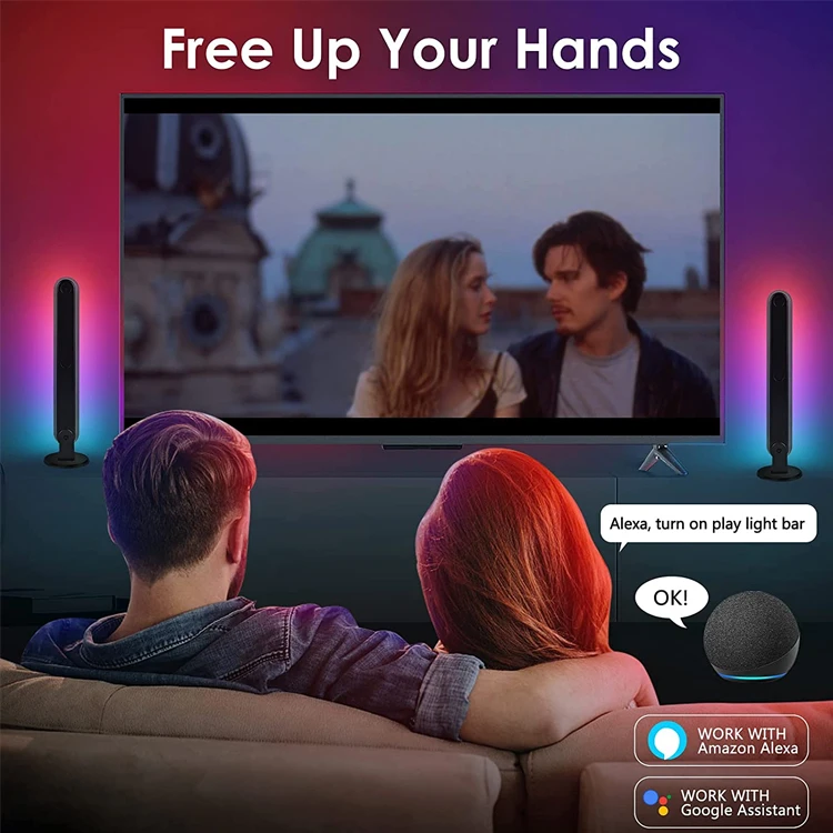 Wholesale Price Living Room Atmosphere Light Party Computer Game RGB Modern USB Outlet LED Table Light