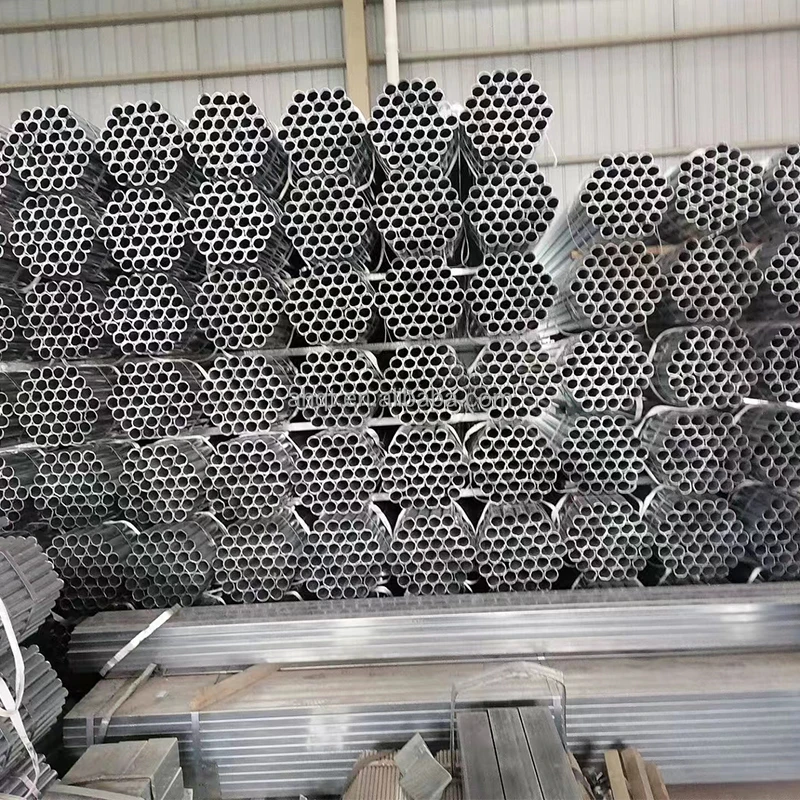 Hot Dipped Galvanized Round Welded Steel Pipe BS1387 DIN2440 ASTM A53 En10255