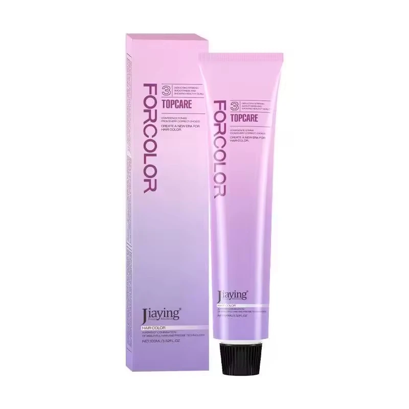 OEM/ODM hair color Manufacturer Rose Gold Low Ammonia Hair Dye LINGXIU Color Lady