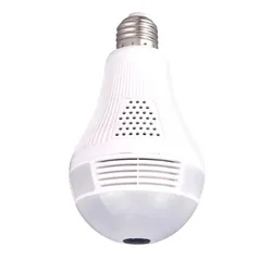 1080P HD Panoramic FishEye 360 Degree Home Security Camera Wireless IP Camera Wifi Light Bulb Camera