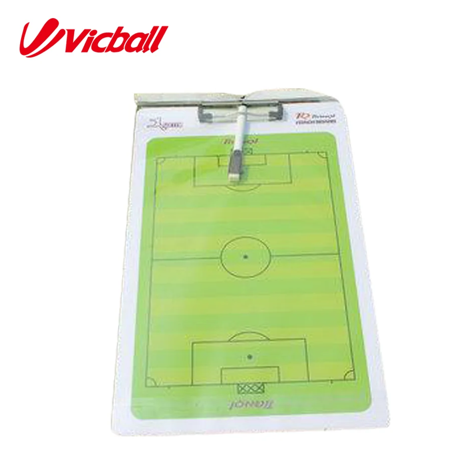 PVC soccer ball magnetic strategy board with metal clip