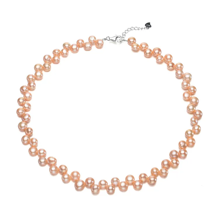 handmade statement freshwater natural pearl necklace real pearl choker necklace