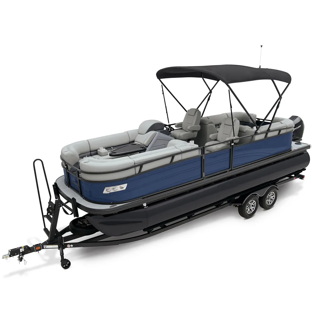 2022 New Style High Speed  Barge Floating Pontoon Boat with Tent