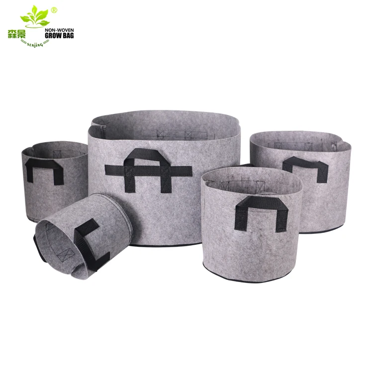 
New Products Garden Vegetable Flower Felt Planter Bags Nursery Fabric Pot Greenhouse Fabric Plant Grow Bags 