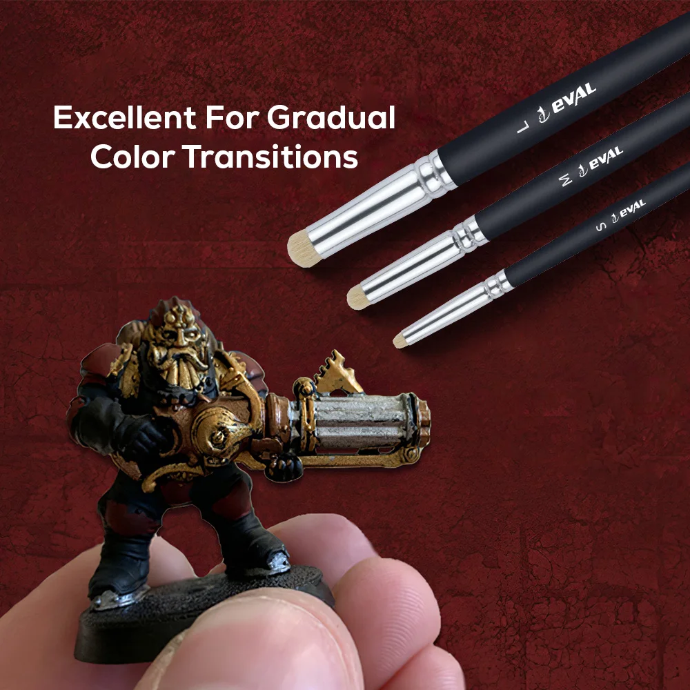 Custom Logo 13pcs for Effect Fine Tip Model Painting Brushes Drybrush Set Miniature Model Paint Brushes