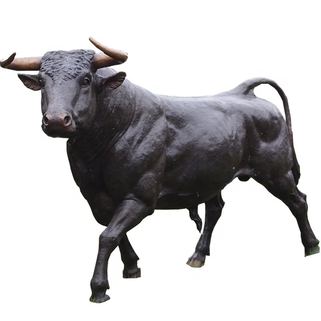 Bronze statue Life size bull sculpture Customized bronze bull