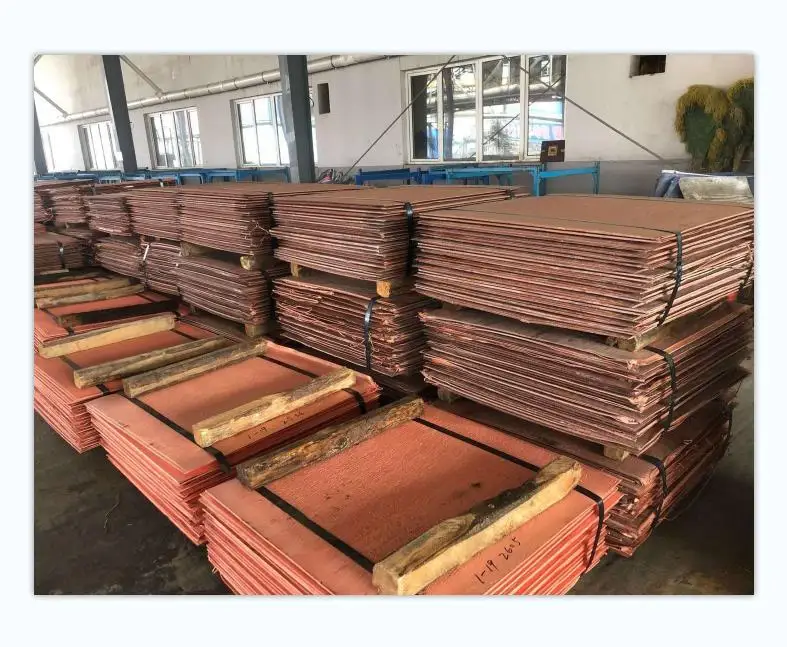 Copper cathode 99 99% China factory large supply enough quantity guarantee low price reliable supplier best sales