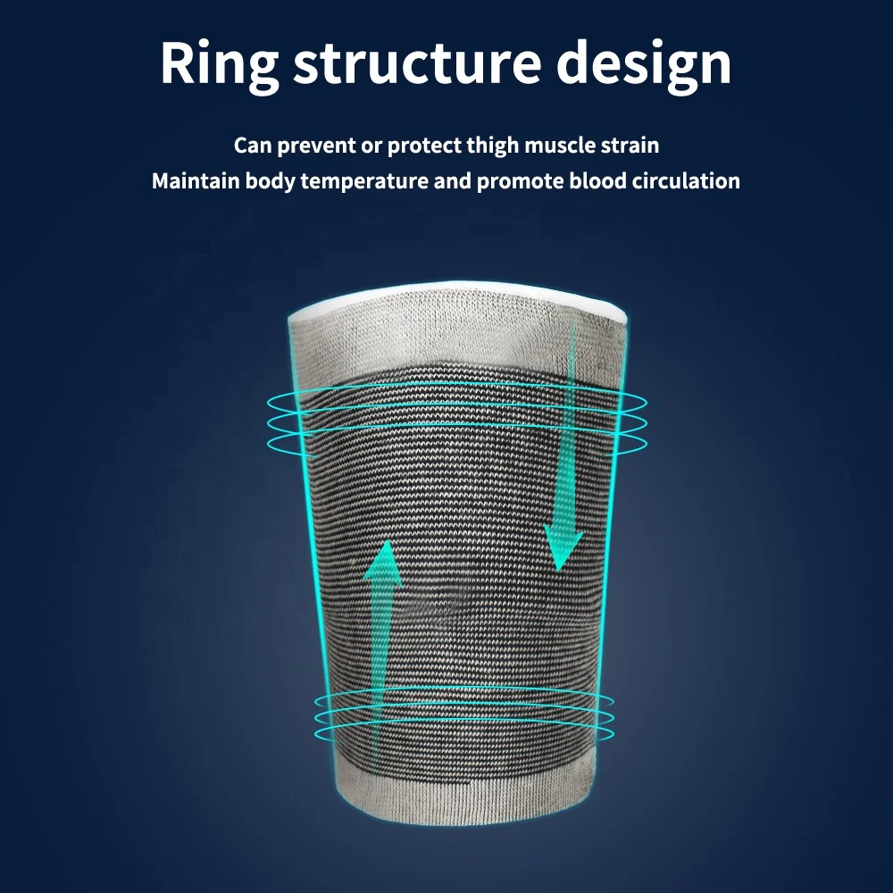 
Adult Thigh Gym Protective Gear Football Riding Breathable Running Compression Sports Strain Thigh Protective Cover 