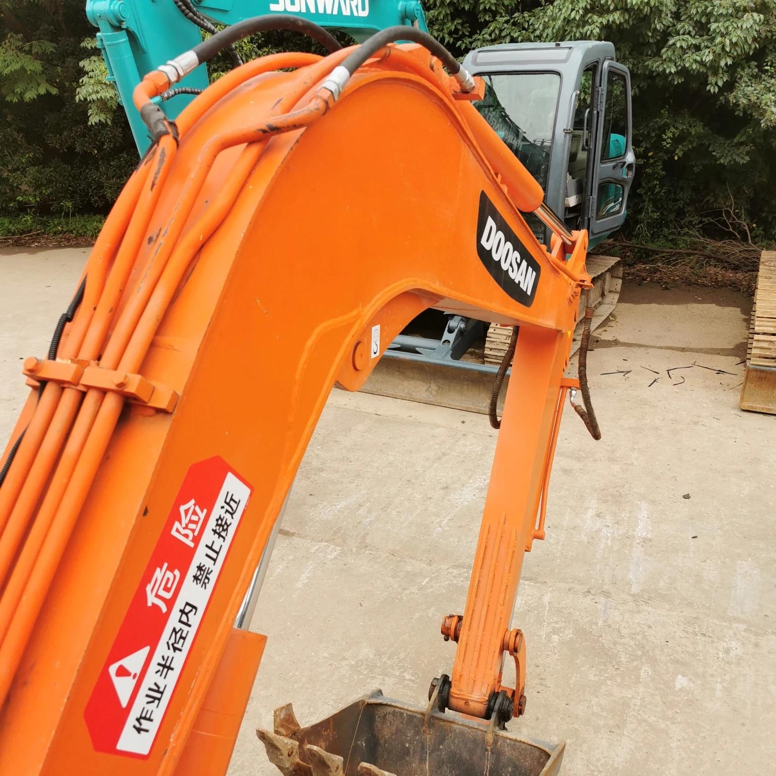 On sale Used Engineering Construction Machinery South Korea Original Machine Doosan DH 55 Used Excavators