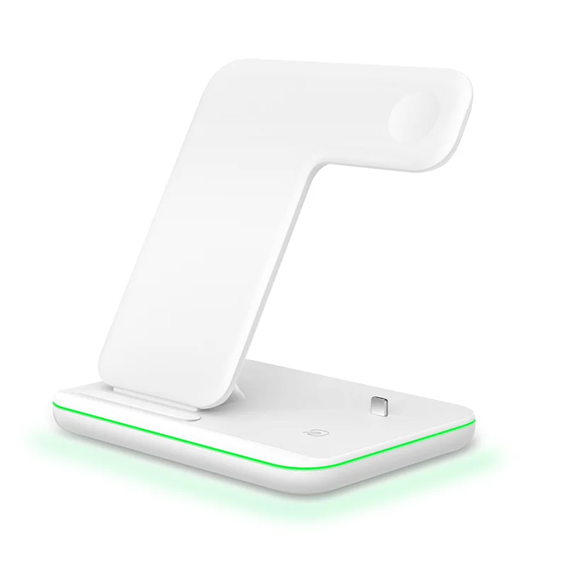 Wholesale for iPhone 12 pro max for Samsung for apple watch for aripod 3 in 1 QI wireless phone chargers fast  charger