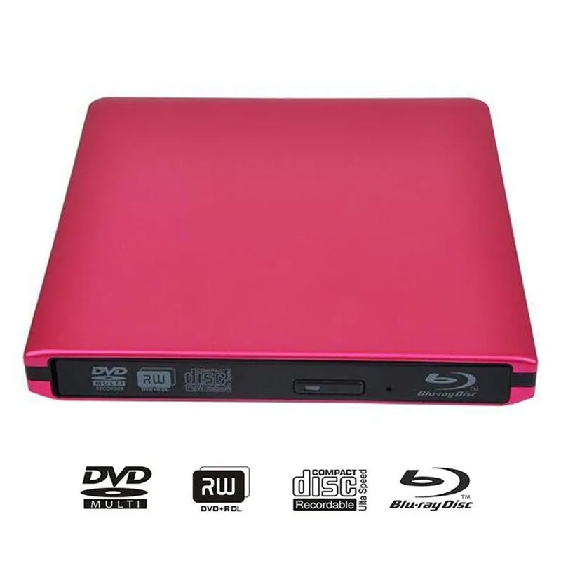  Алюминиевый Blu-Ray диск ультра-тонкий внешний USB 3 0 устройство записи blu-ray BD-RE компакт-дисков/DVD диска с многократной записью могут играть 3D 4K для