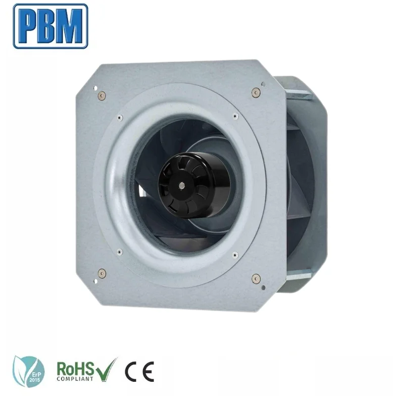 250mm Backward Centrifugal Fan Inline Duct Ventilation Exhaust Support Bracket Fan HVAC