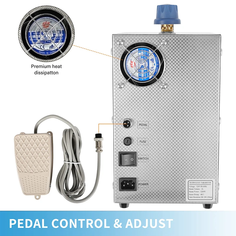 Wholesaler 1300w quick heating jewelry steam cleaner high pressure jewelry cleaning tools machine watch polisher