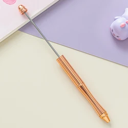 Multi-color Selection Metal Ballpoint DIY Pen Hot Sale Add a Bead Ball pen Beadable Metal Pen