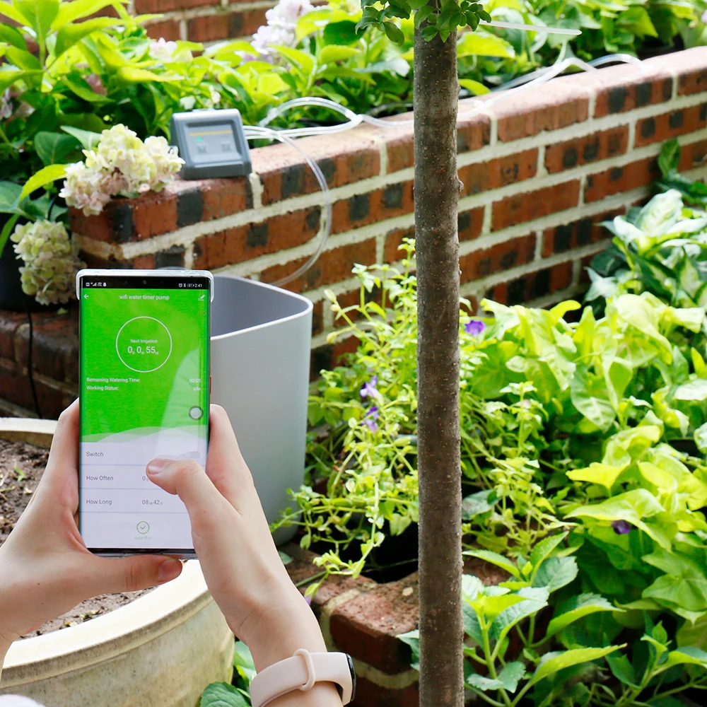 Система орошения для помещений с Wi-Fi и микронасосом без крана предназначенная балкона или офиса комплект горшечных