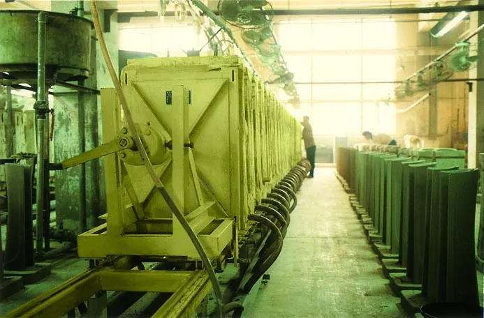 Sanitary Ware Casting Battery Bench for Washbasin Pedestal