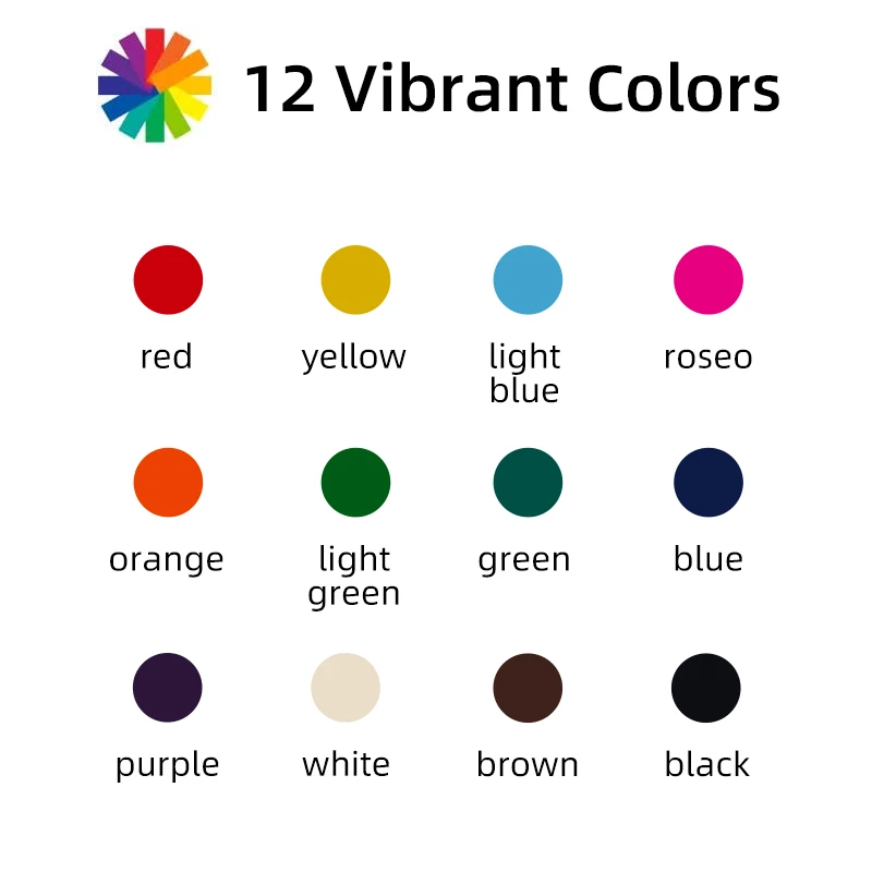 Water color Paint Set for Kids,Ideal Fun and Learning Tool for Kids at Home and School Paintbrush Included