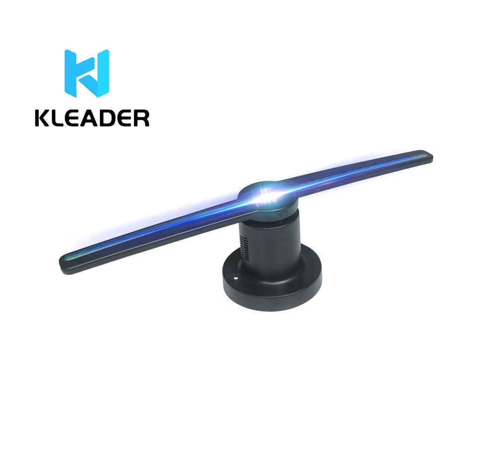 3D holographic LED fan display software effect display floating image hologram indoor interactive projection immersive led fans