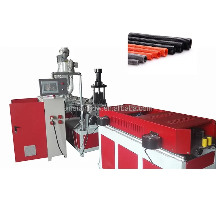 Single Wall Corrugated Pipe/PE PP PVC Pipe Making Machine