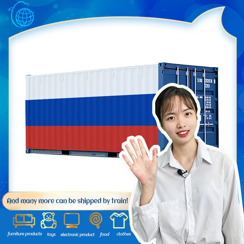 Cheap china logistics Ddp railway shipping freight road land transportation to russia