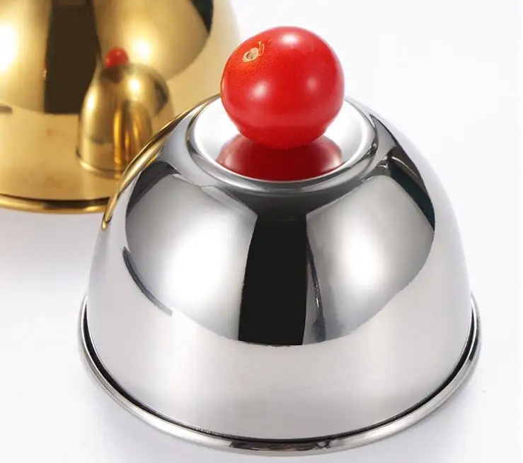 Stainless Steel Small Bowls Sauce Dishes Ice Cream Cups Mini Serving Dessert Bowl Round Seasoning Dishes Sushi Dipping