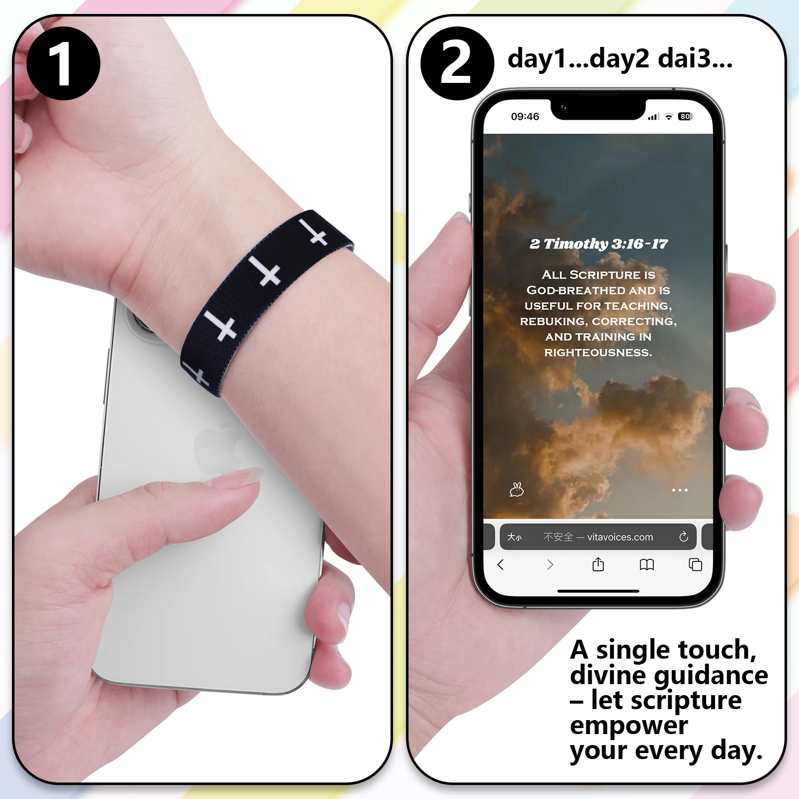 Nfc Iphone Personalized Bible Verse Cutie Bracelets Jesus Edition Love Never Fails Faith Over Fear Silicone Bracelet For Men