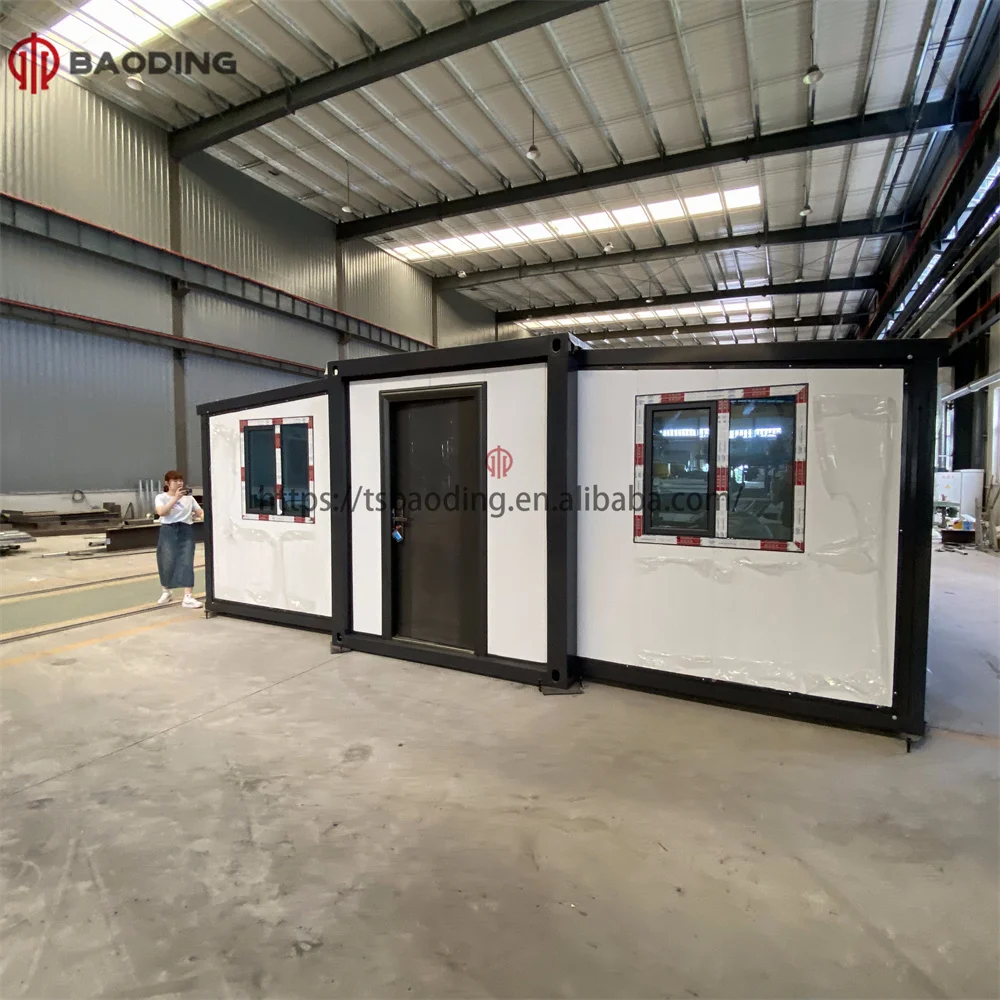 Waiyang Granny Flat 20 Ft 40 Ft Portable Prefabricated Home 2 3 4 Bedroom Folding Container Expandable House Prefab Modern Villa