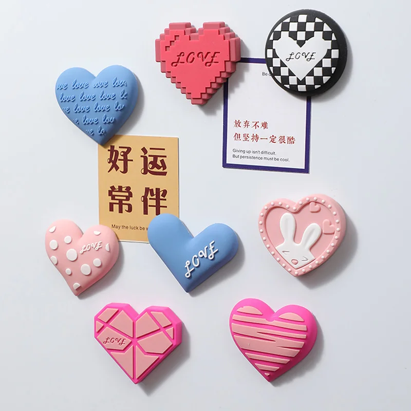 Safe and reliable custom heart shape fridge magnet pvc soft rubber magnet manufacturer rubber fridge magnet
